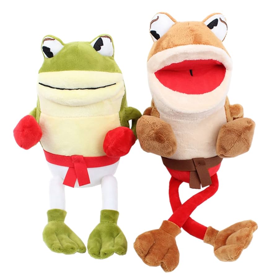 Amazon.co.jp: uiuoutoy リビーとクローク ぬいぐるみ カエルの